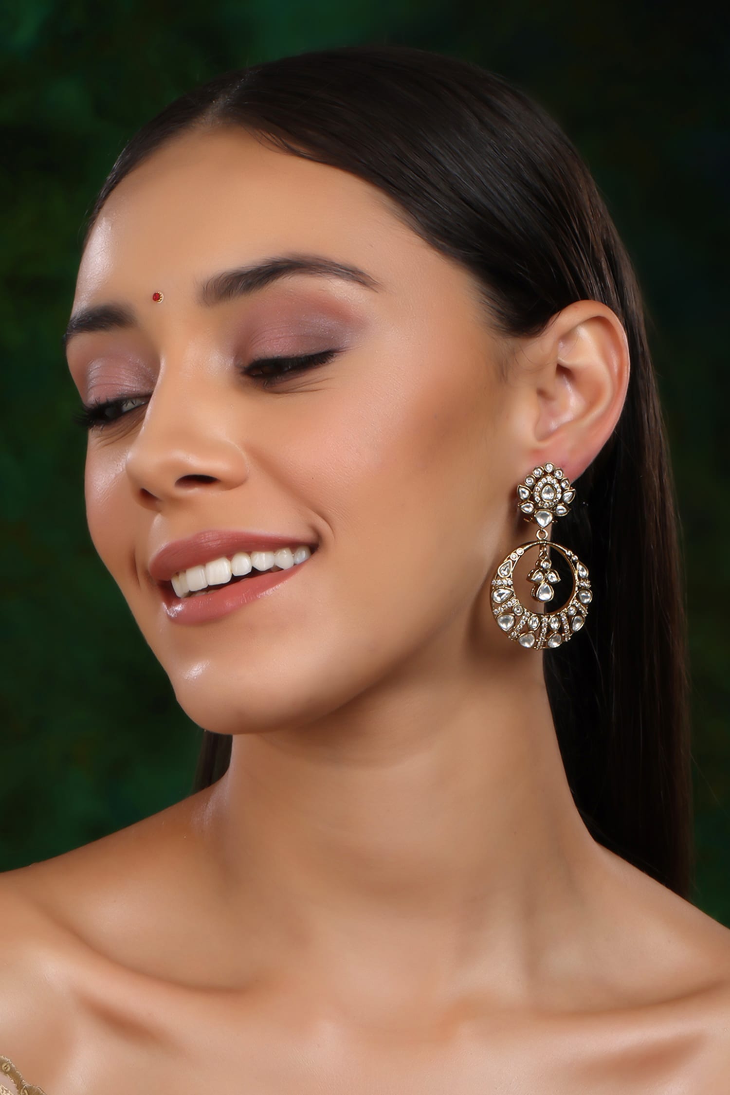 Noor Chand Kundan Earrings 