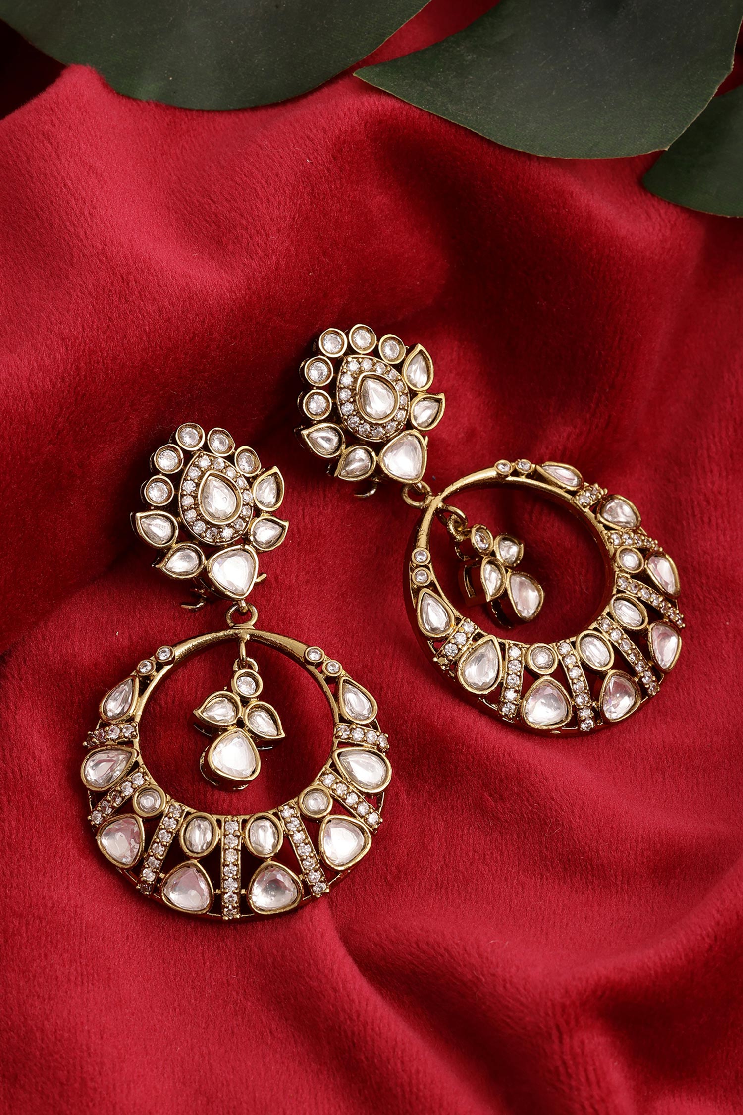 Noor Chand Kundan Earrings 