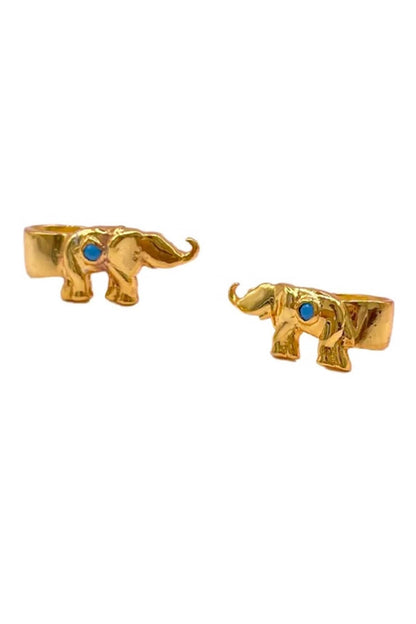 Elephant Craved Earcuffs 