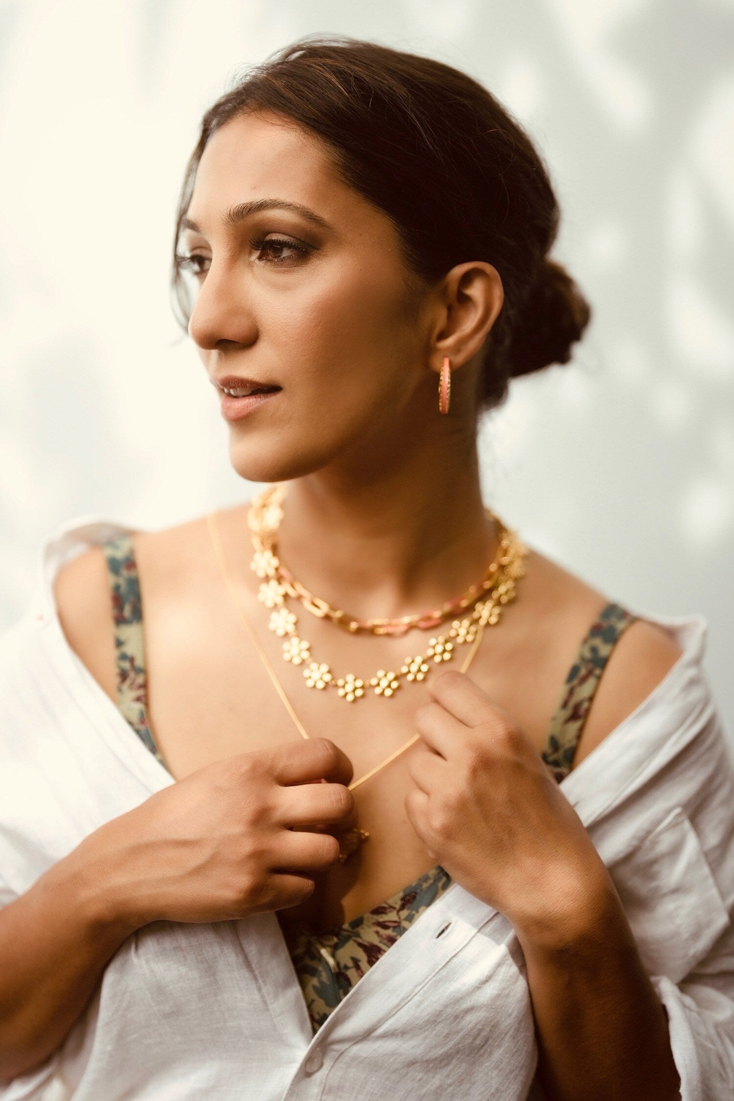 Jasmine Cutwork Necklace 