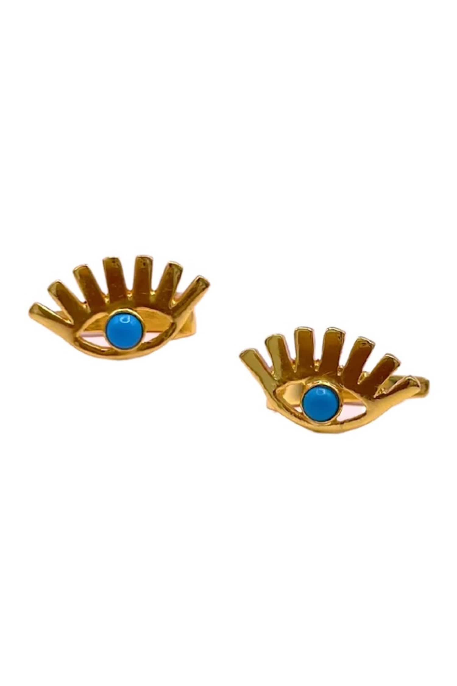 Evil Eye Ear Cuffs 