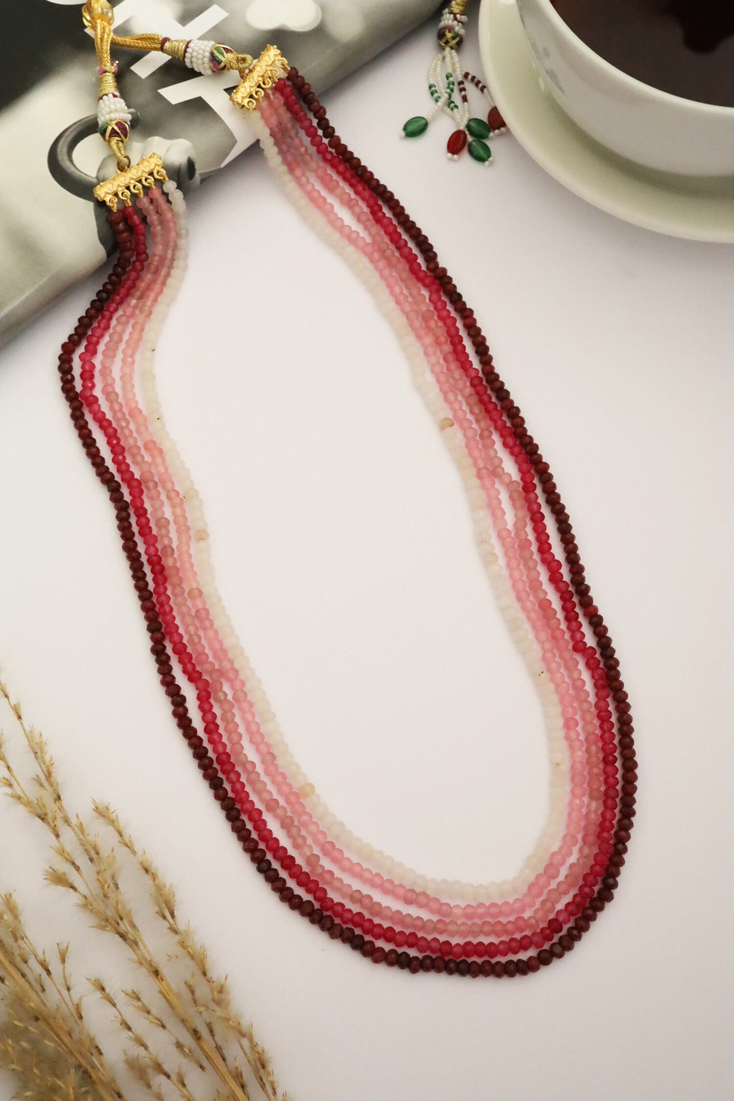 Gradient Onyx Necklace 