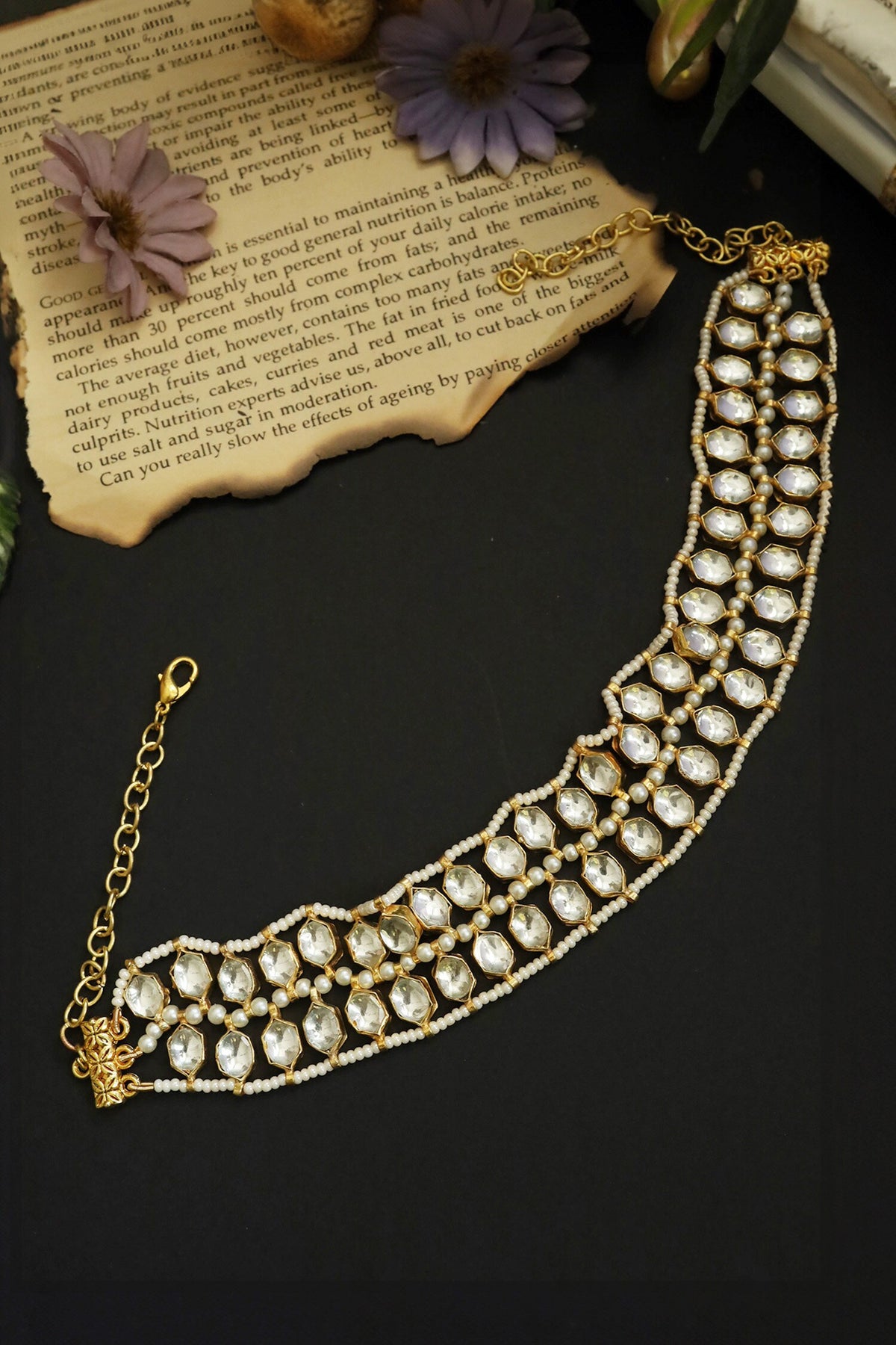 Kundan Double Layer Choker 