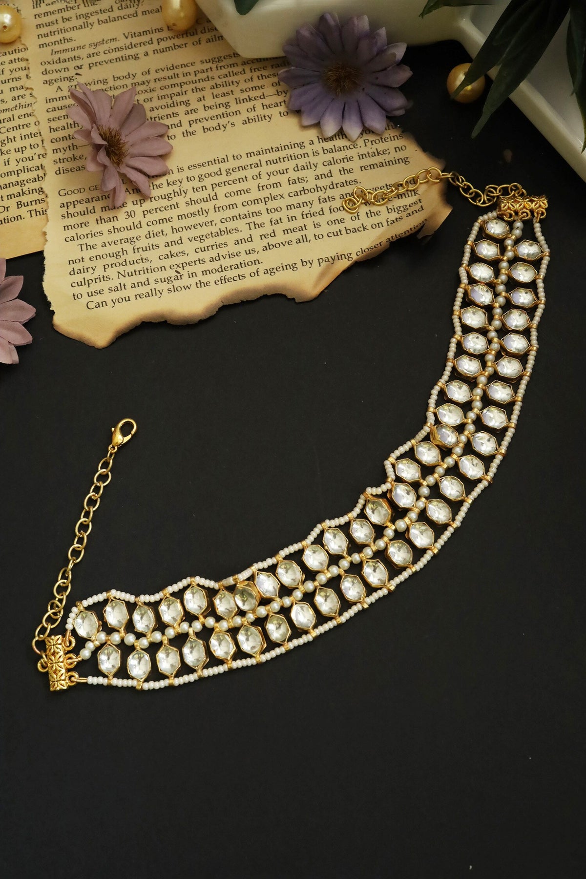 Kundan Double Layer Choker 