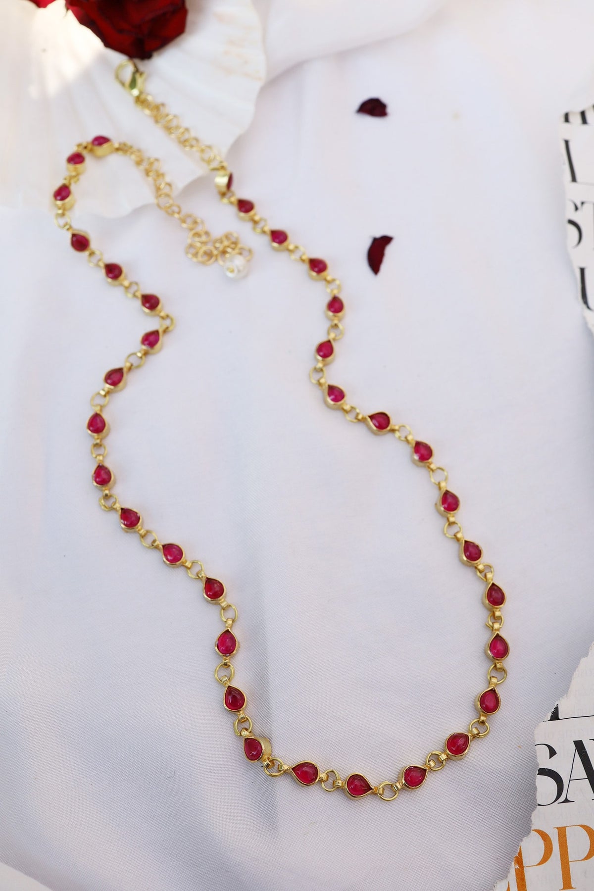 Stone Drop Necklace 