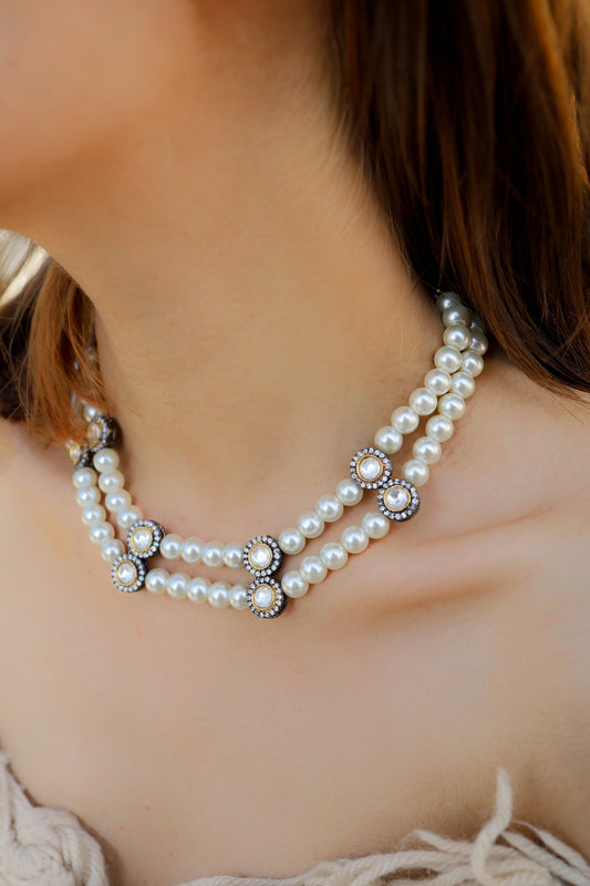 Pearl Layered Necklace 
