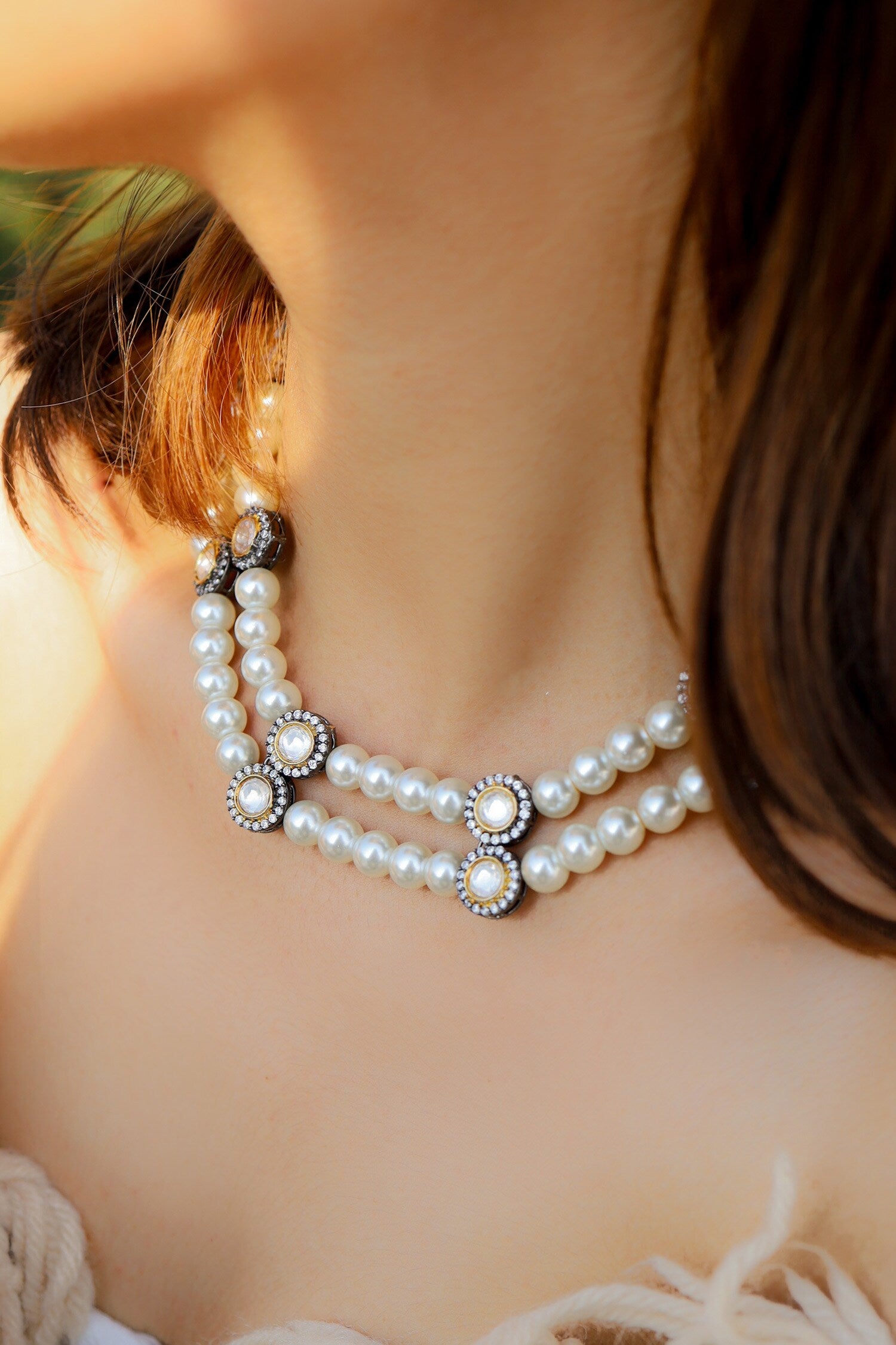 Pearl Layered Necklace 