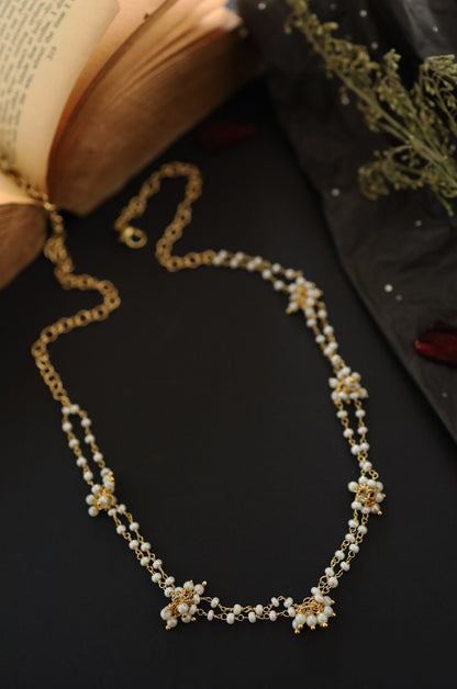 Kundan & Pearl Embellished Chain 