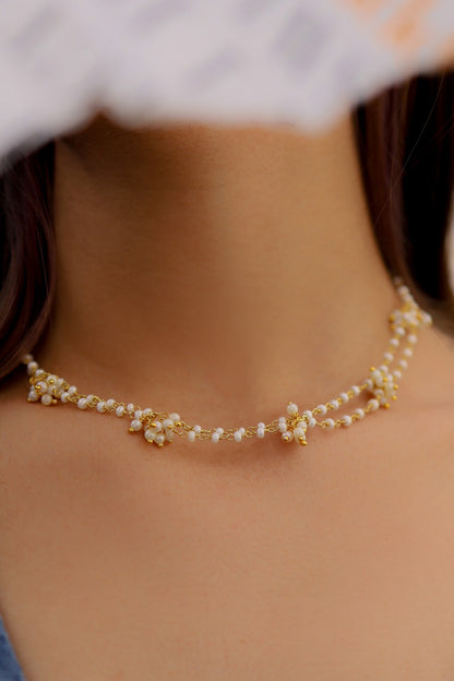 Kundan & Pearl Embellished Chain 