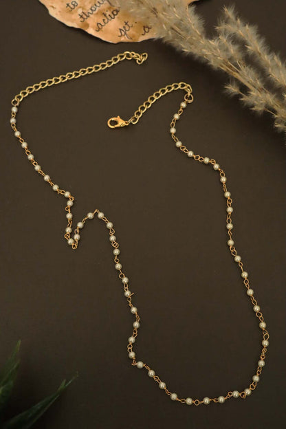 Pearl Embellished Chain 