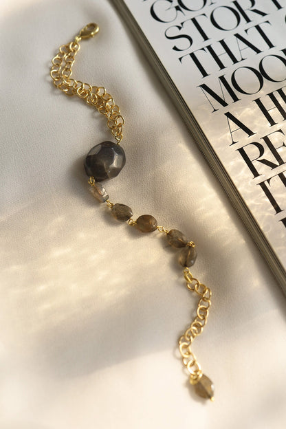 Onyx Stone Embellished Bracelet 