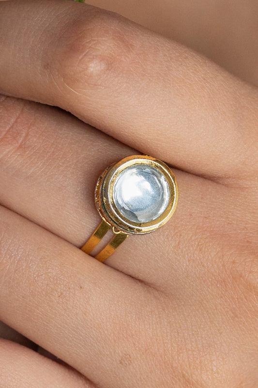 Kundan Embellished Ring 