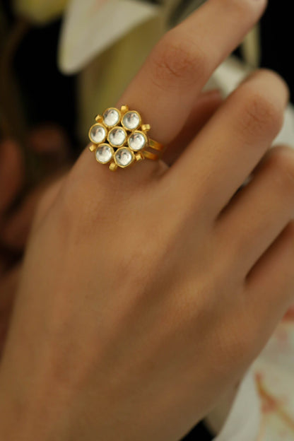 Kundan Studded Ring 