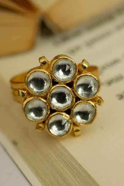 Kundan Studded Ring 