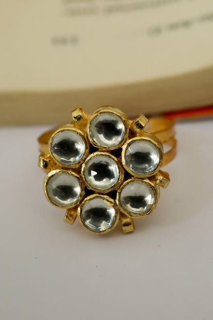 Kundan Studded Ring 