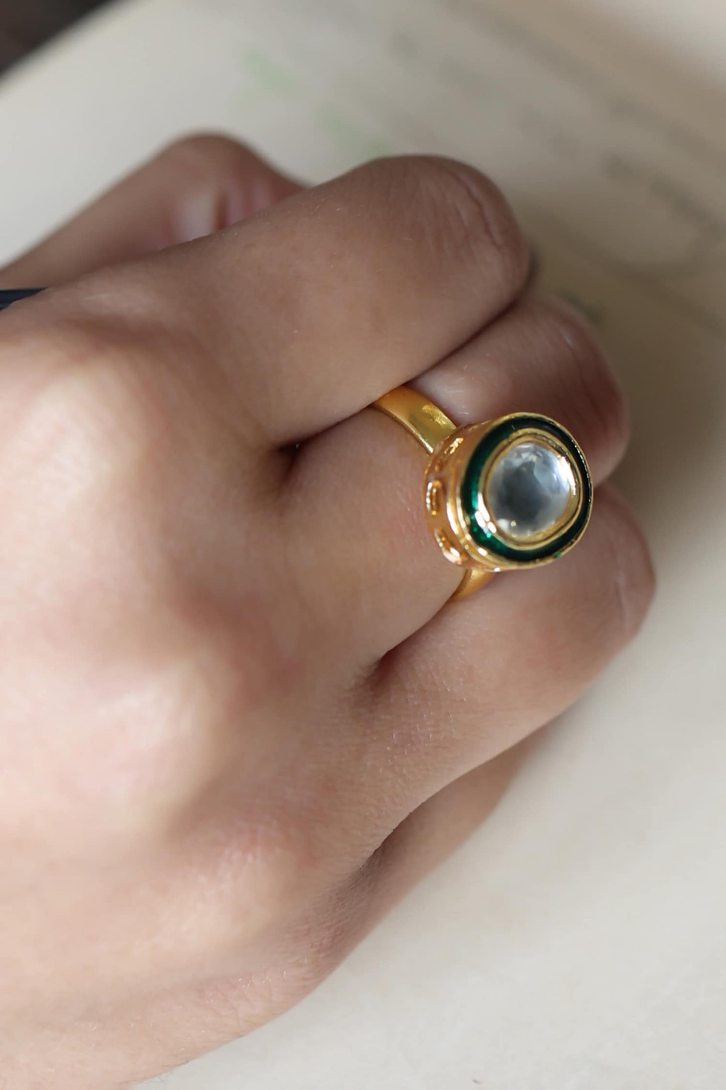 Geometric Shaped Ring 