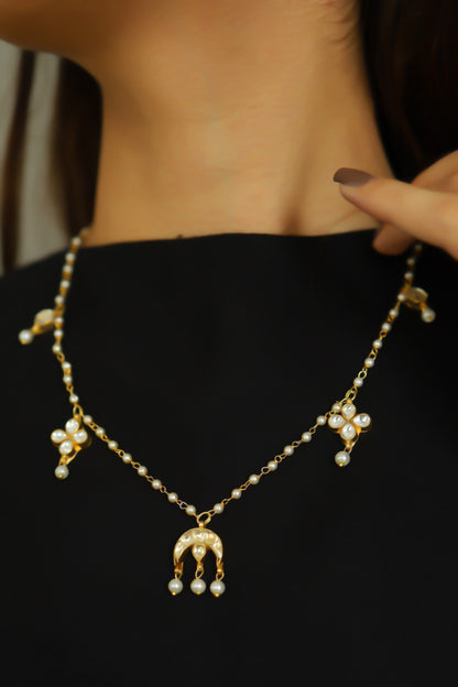 Kundan Embellished Necklace 