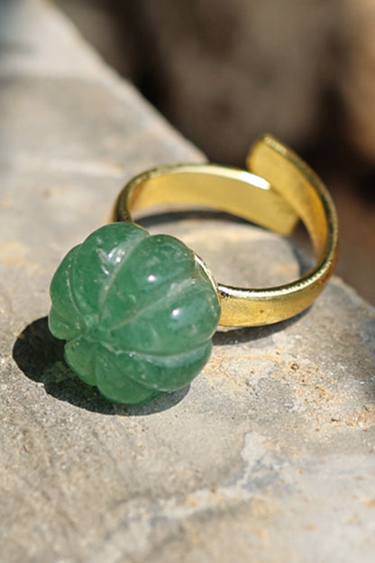 Fluorite Stone Studded Ring 