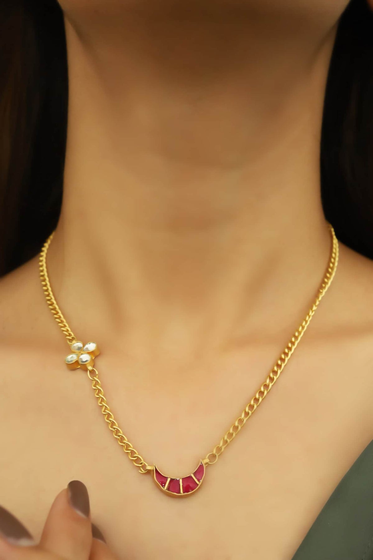 Kundan Studded Necklace 