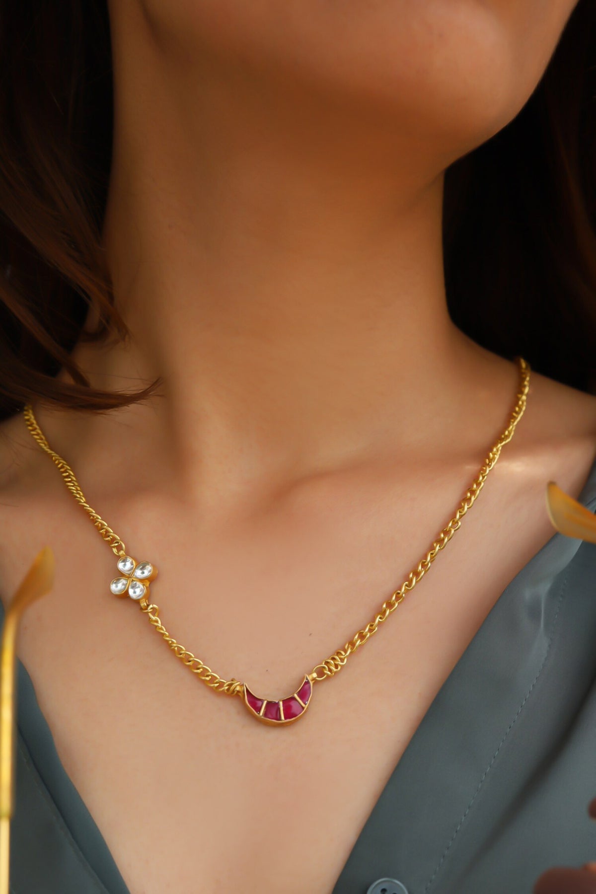 Kundan Studded Necklace 