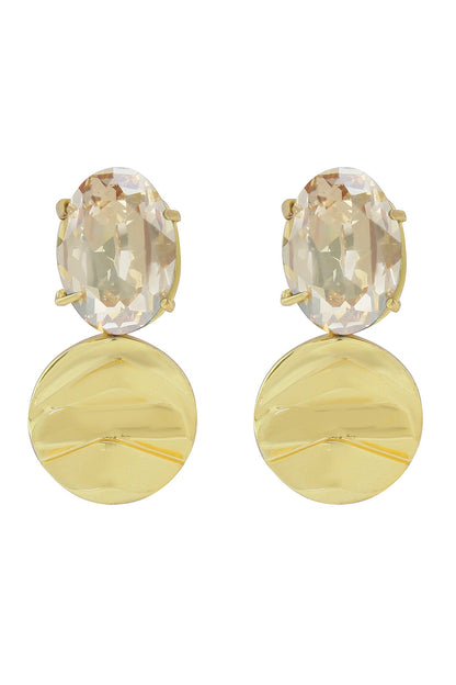 Crystal Embellished Earrings 
