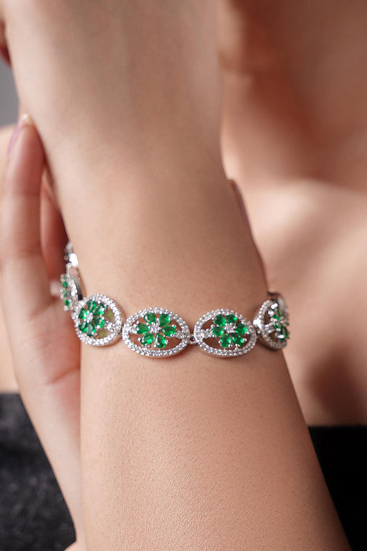 Le Jai Floral Carved Bracelet 