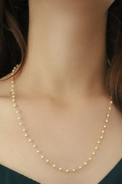 Pearl Embellished Chain 