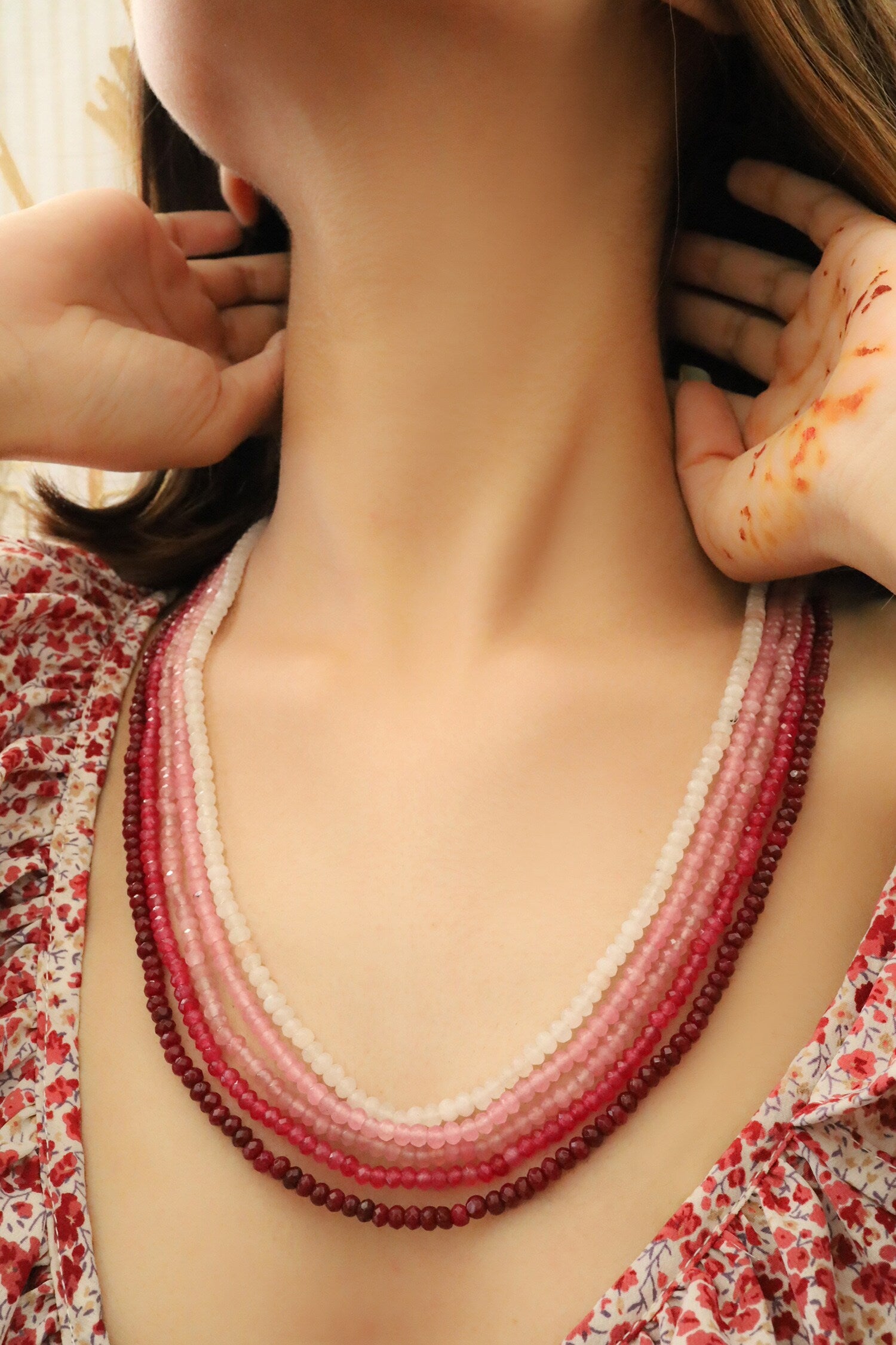 Gradient Onyx Necklace 