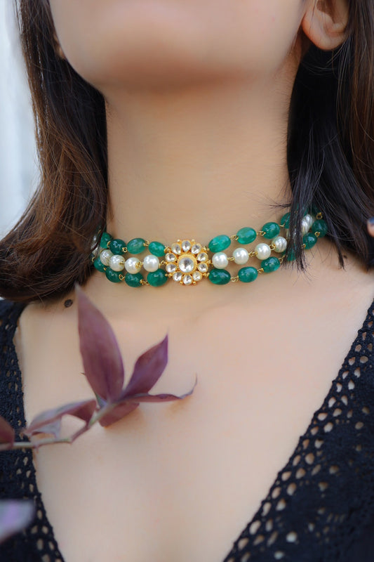 Stone Kundan Choker 