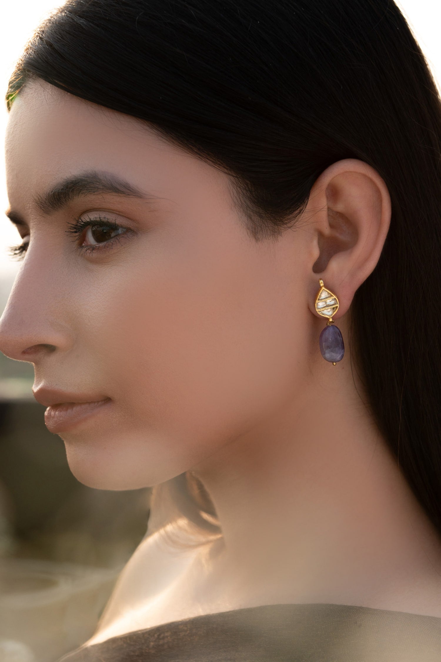 Leaflet Drop Earrings 