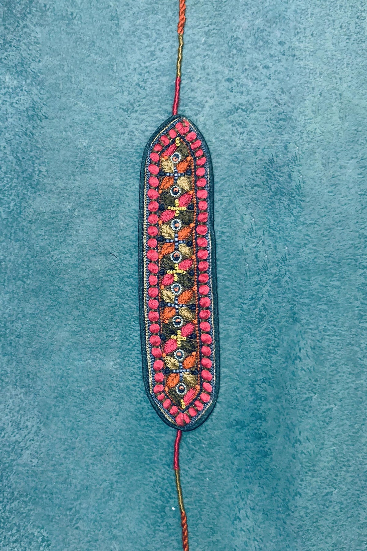 Zuri Aari Bloom Embroidered Choker 