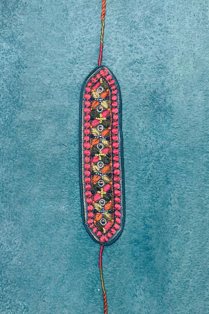 Zuri Aari Bloom Embroidered Choker 