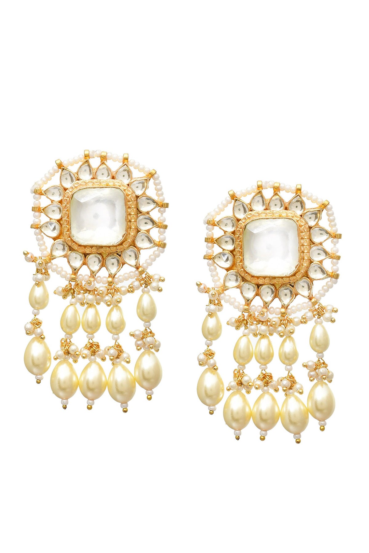 Chandramani Kundan Embellished Necklace Set 