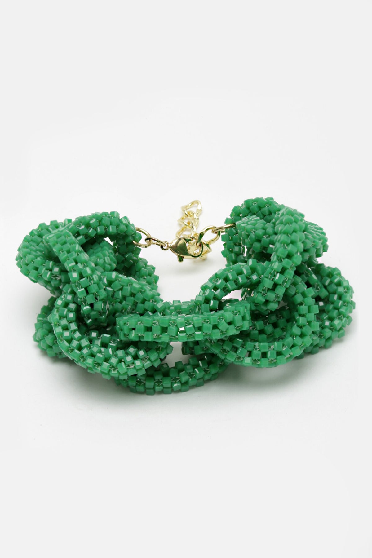 Twisted Bead Embellished Bracelet 