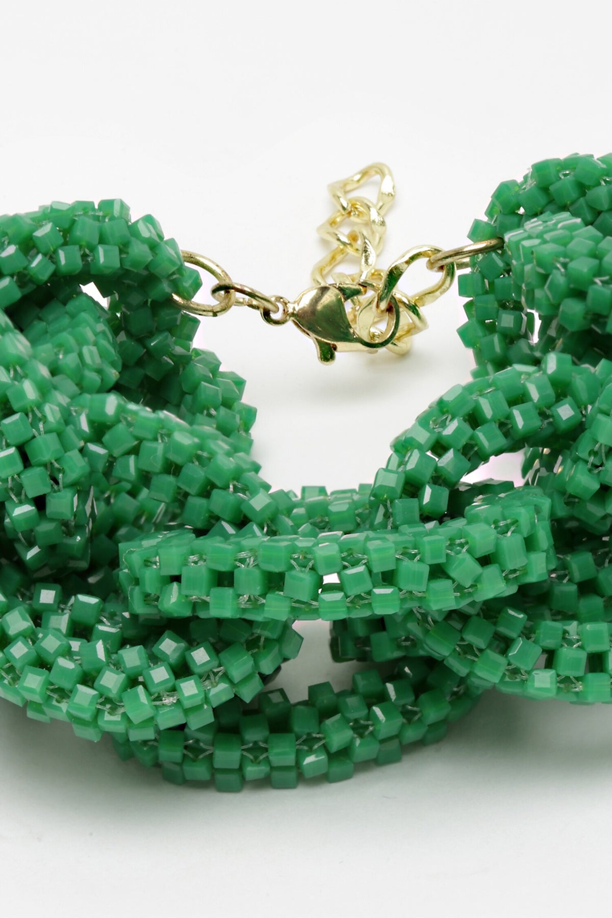 Twisted Bead Embellished Bracelet 