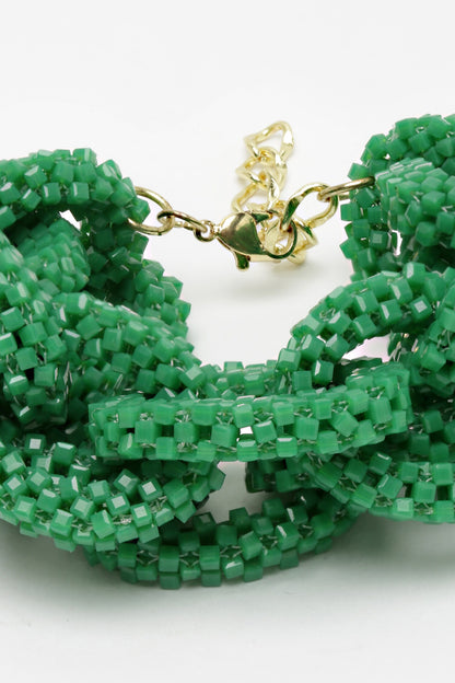Twisted Bead Embellished Bracelet 