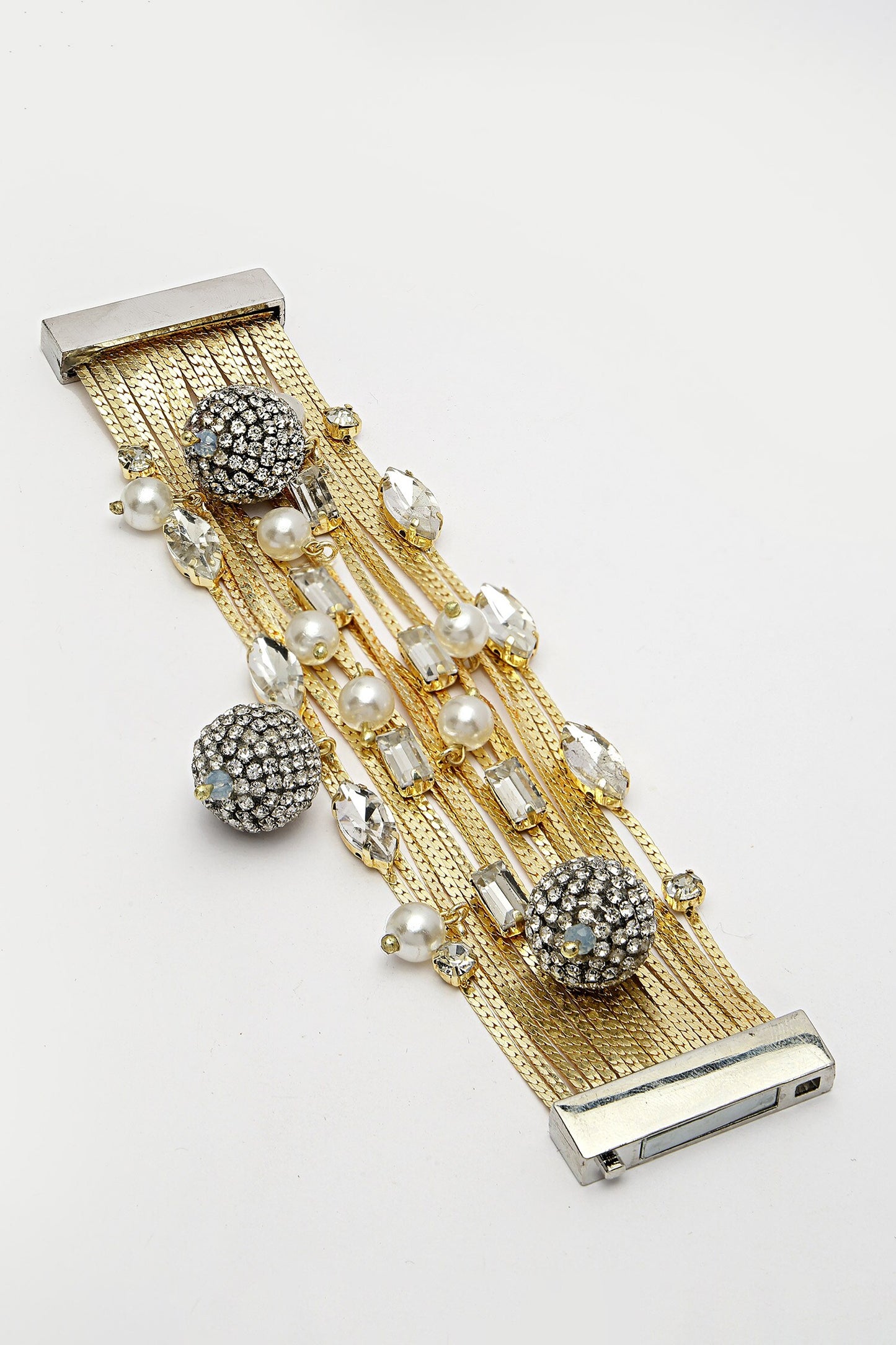 Multi Row Crystal Bracelet 