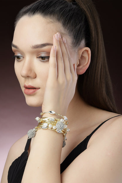 Multi Row Crystal Bracelet 