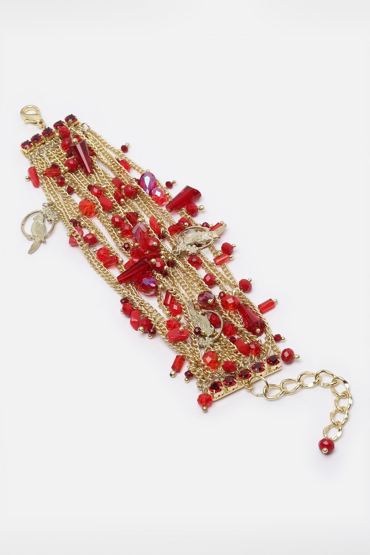 Charmed Multi Row Chain Bracelet 