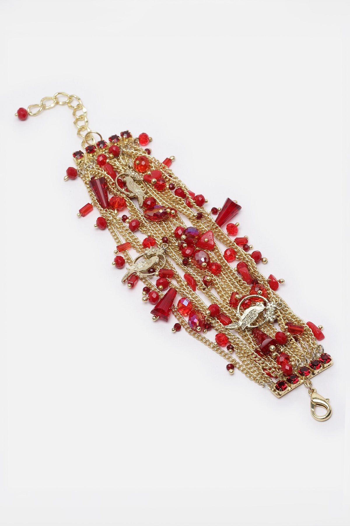 Charmed Multi Row Chain Bracelet 