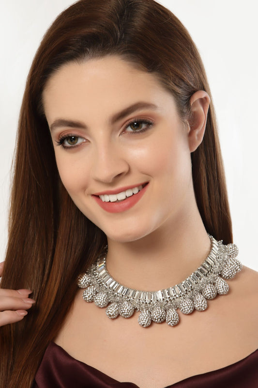 Radiance Crystal Embellished Choker 