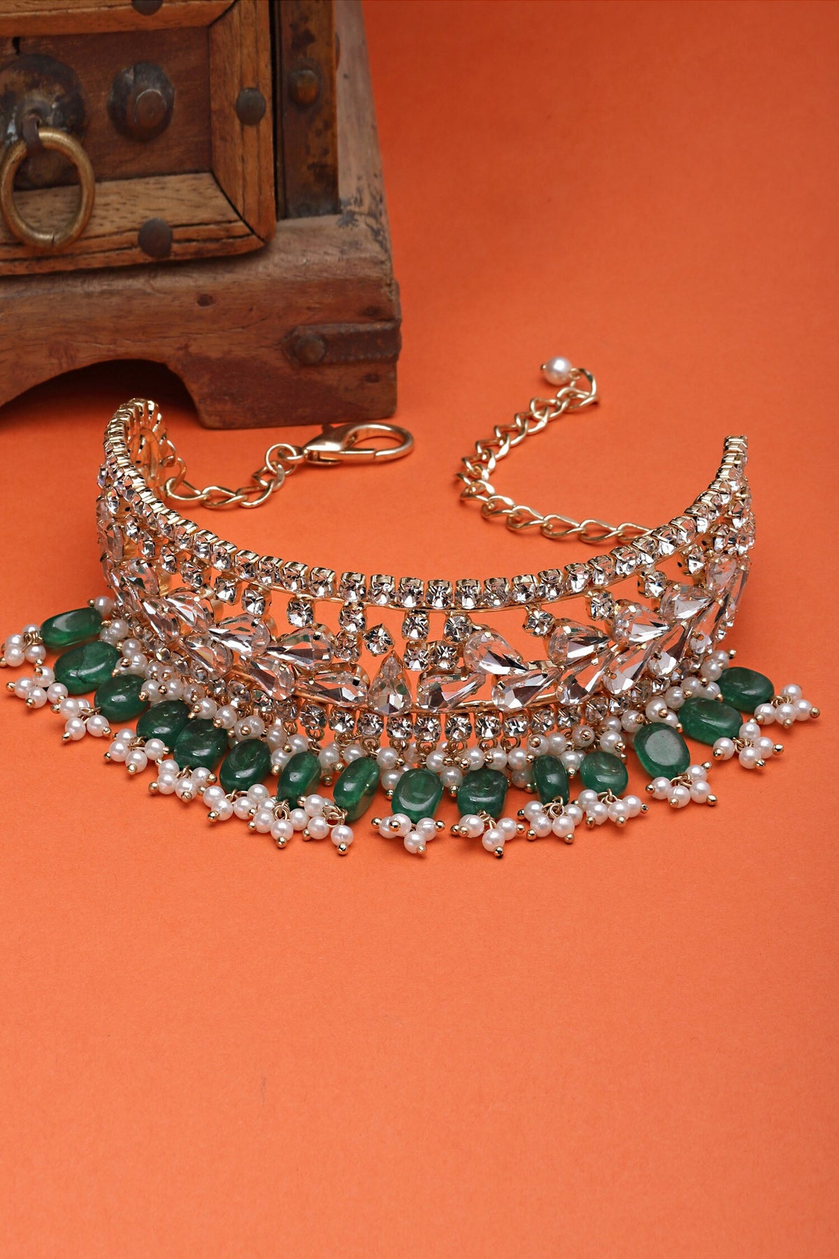 Crystal Embellished Choker 