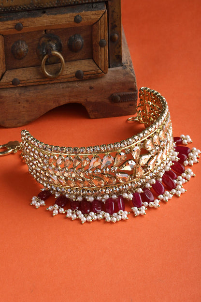 Stone Embellished Choker 