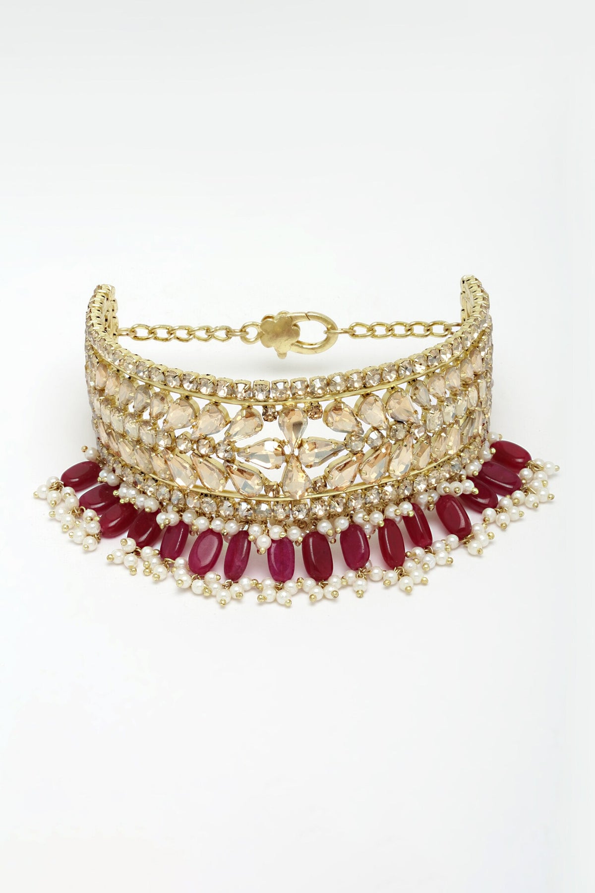 Stone Embellished Choker 
