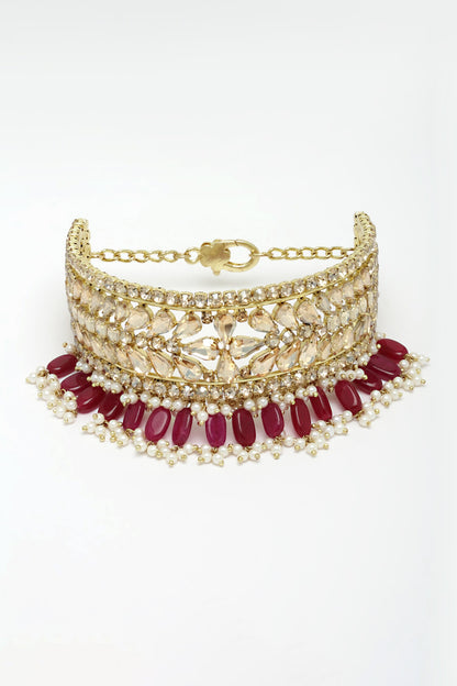 Stone Embellished Choker 
