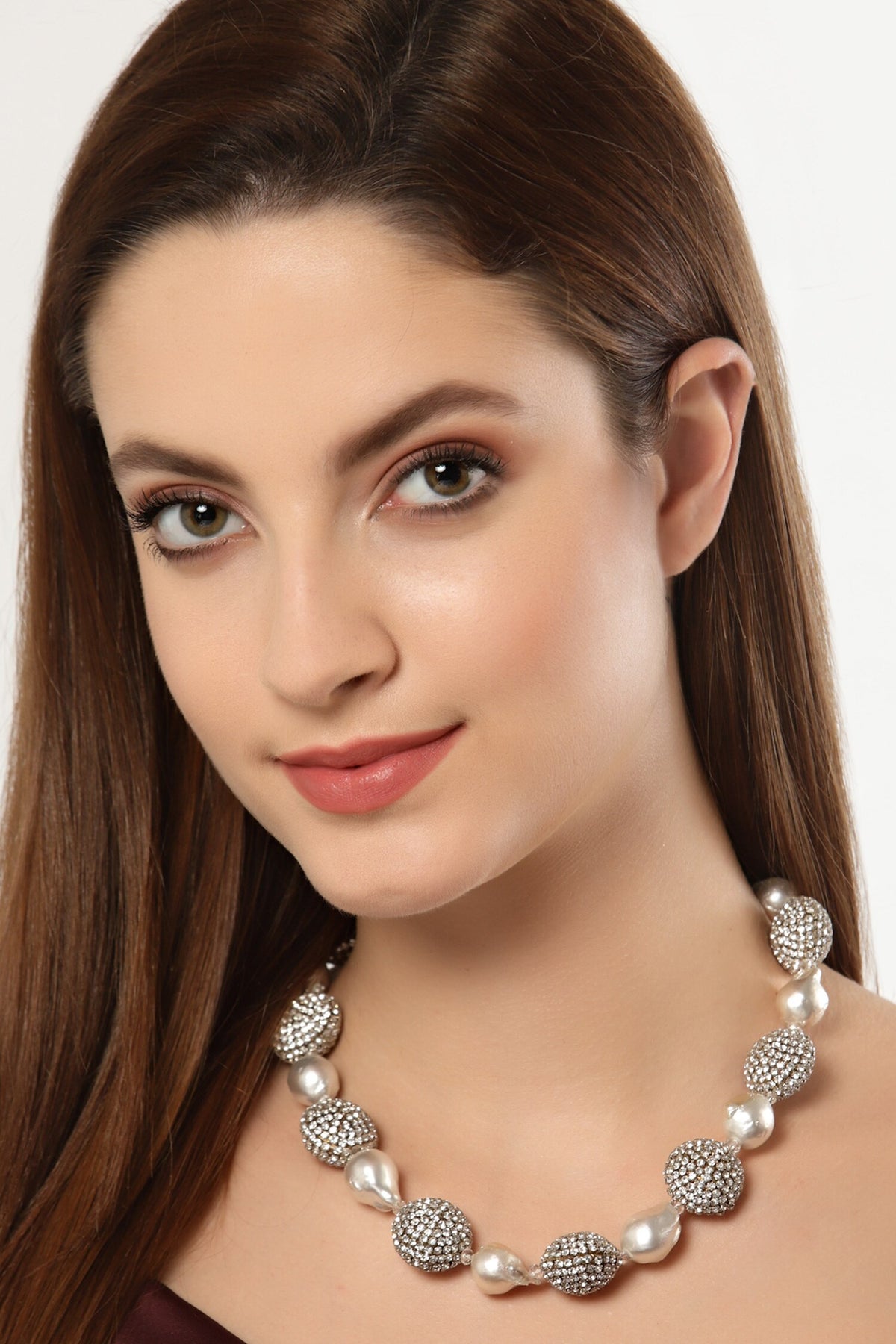 Crystal Embellished Necklace 
