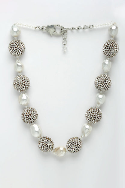 Crystal Embellished Necklace 