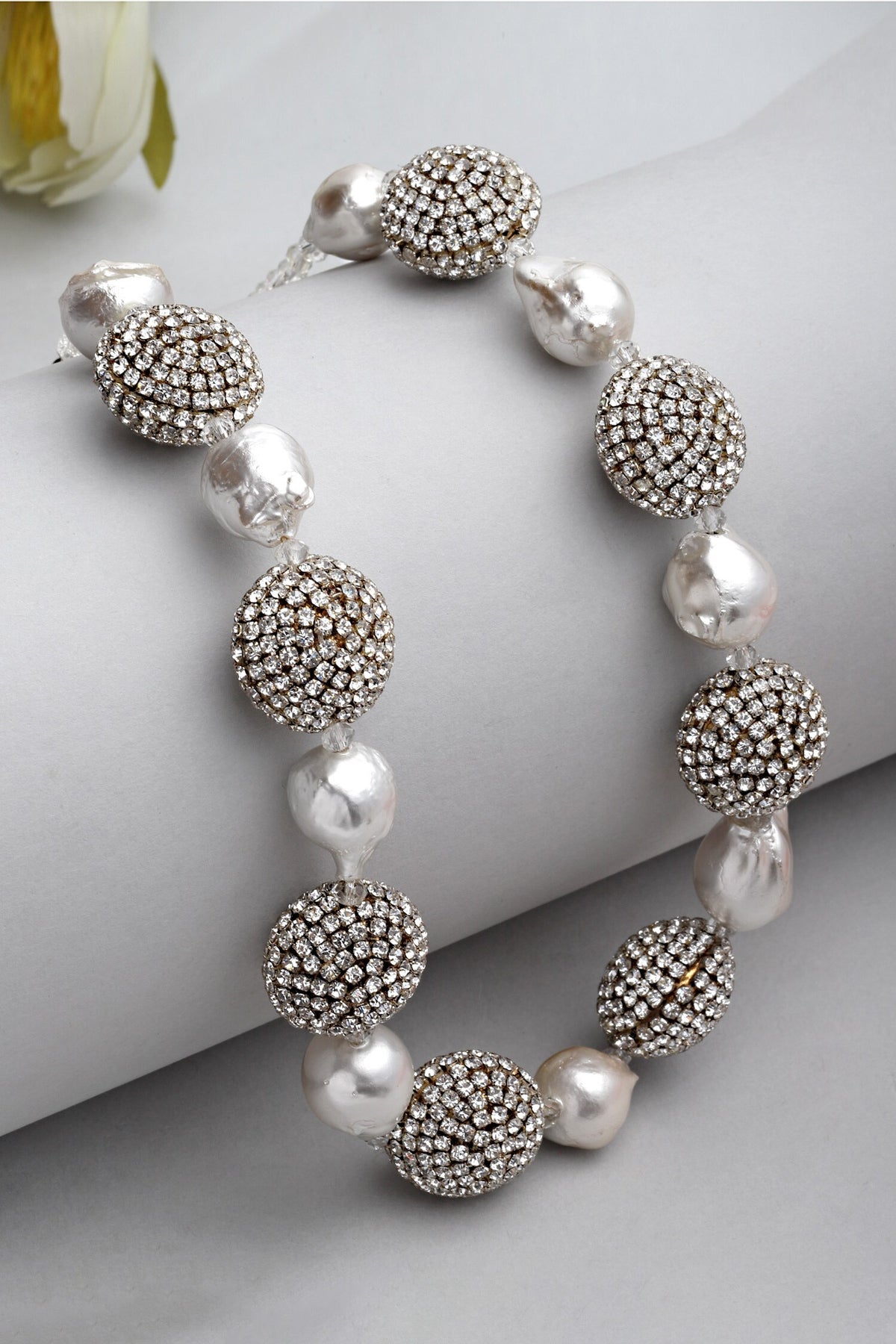 Crystal Embellished Necklace 