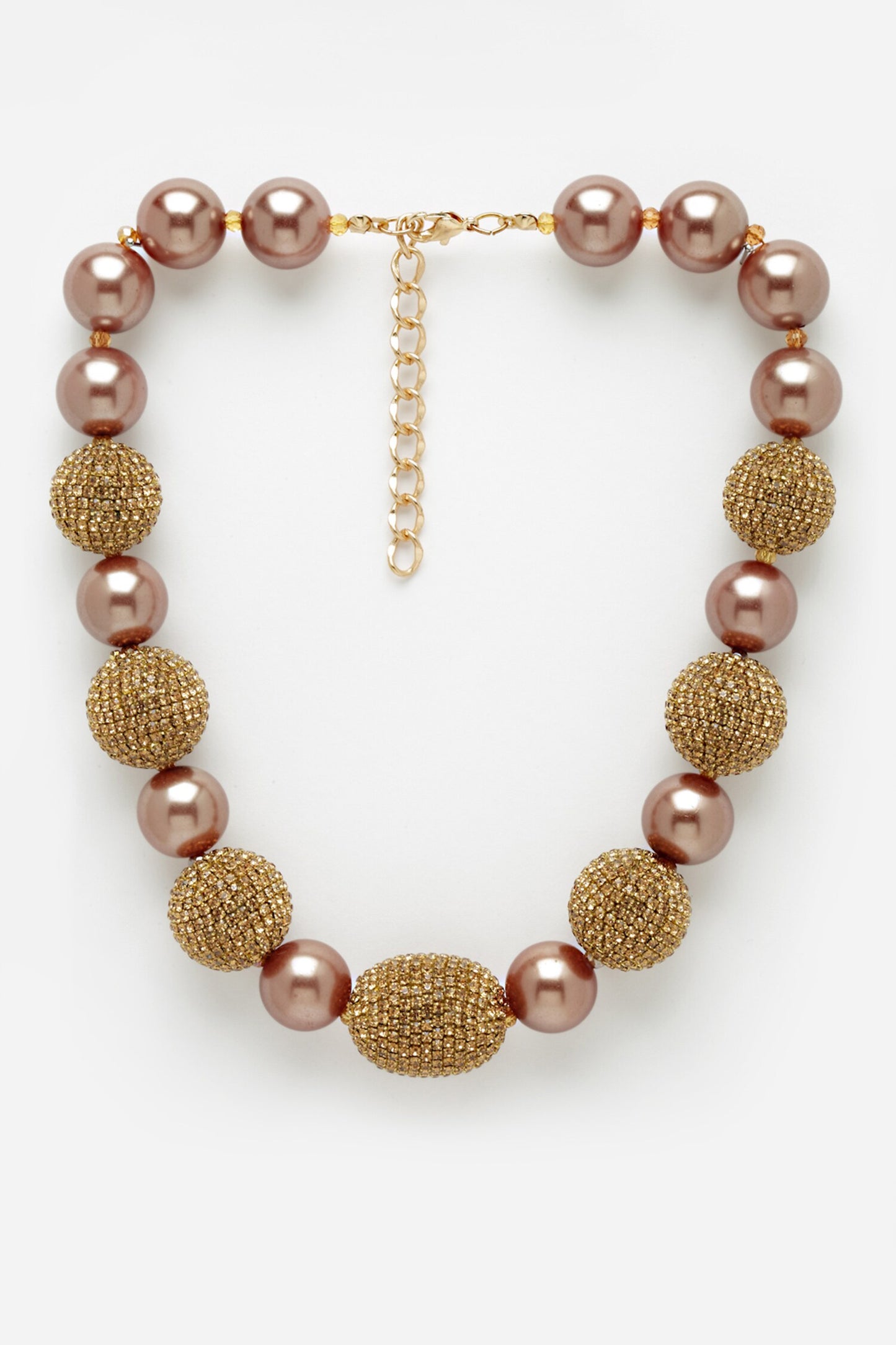 Pearl Embellished Necklace 
