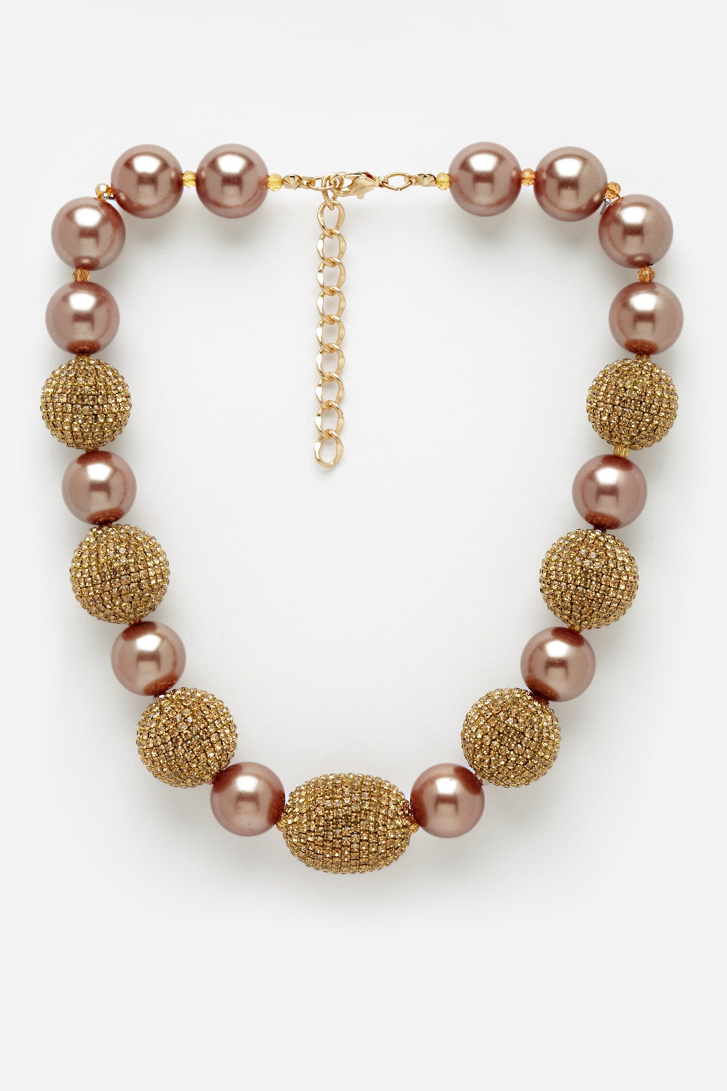 Pearl Embellished Necklace 